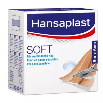 HANSAPLAST Myk gips 6 cmx5 m rull, 1 stk