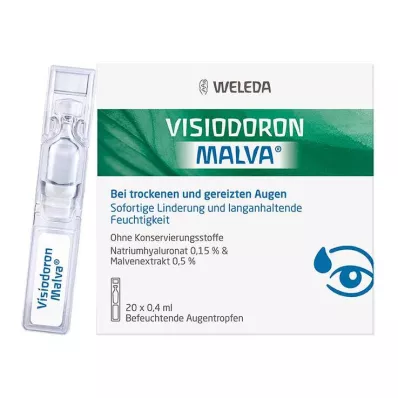 Visiodoron Malva øyedråper i monodoser, 20X0,4 ml