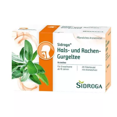 SIDROGA Filterposer med te til gurglemiddel for hals og svelg, 20X2,5 g SIDROGA Filterposer med te til gurglemiddel for hals og svelg, 20X2,5 g