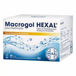 Macrogol HEXAL pluss elektrolyttpulver, 50 stk