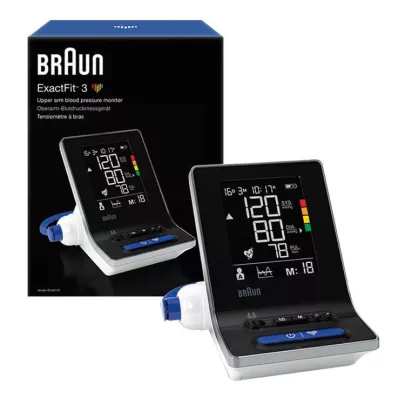 Braun blodtrykksmåler Exact Fit 3 overarm, 1 stk Braun blodtrykksmåler Exact Fit 3 overarm, 1 stk