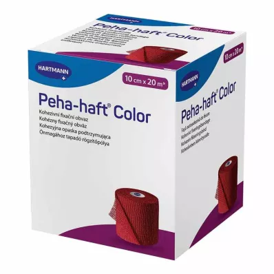 PEHA-HAFT Color Fixierb.latexfrei 10 cmx20 m rød, 1 stk PEHA-HAFT Color Fixierb.latexfrei 10 cmx20 m rød, 1 stk
