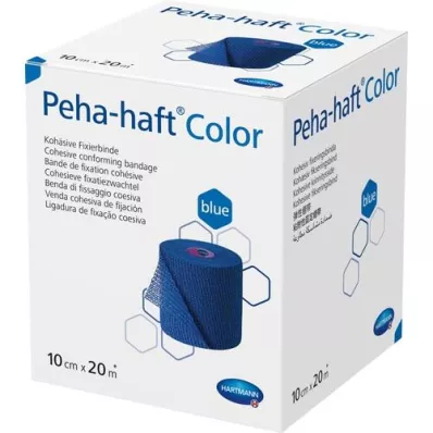 PEHA-HAFT Color Fixierb.latexfrei 10 cmx20 m blå, 1 stk