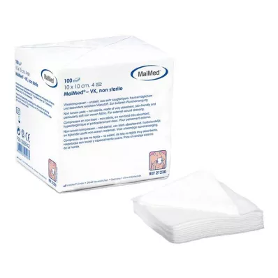VLIESKOMPRESSEN 10x10 cm usteril, 100 stk VLIESKOMPRESSEN 10x10 cm usteril, 100 stk