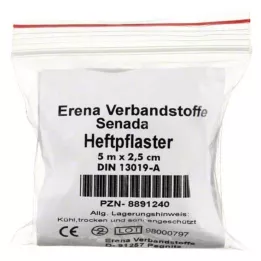 SENADA Selvklebende gips 2,5 cm x 5 m spole, 1 stk