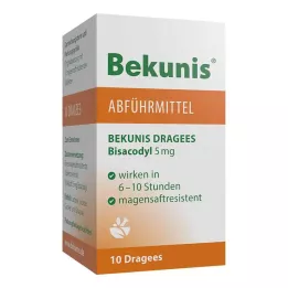 BEKUNIS Bisacodyl 5 mg magesafttabletter, 10 stk
