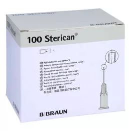 STERICAN Nåler 27 G 0,4x25 mm stump, 100 stk