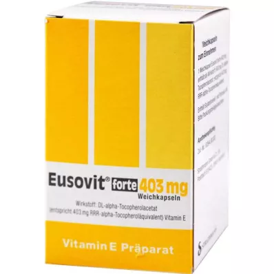 Eusovit forte 403 mg myke kapsler, 50 stk Eusovit forte 403 mg myke kapsler, 50 stk