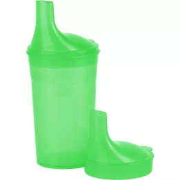 EINNEHMEBECHER uten håndtak m.2 lokk 4+12mm grønn, 1 stk