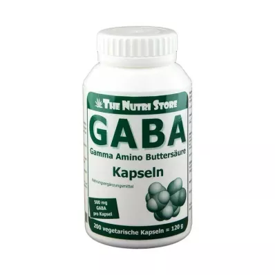 Gaba 500 mg vegetariske kapsler, 200 stk Gaba 500 mg vegetariske kapsler, 200 stk