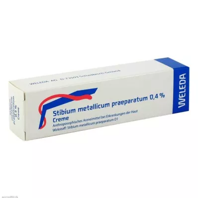 STIBIUM METALLICUM PRAEPARATUM 0,4 % fløte, 25 g