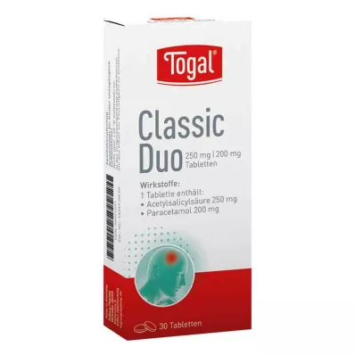 TOGAL Classic Duo-tabletter, 30 stk TOGAL Classic Duo-tabletter, 30 stk