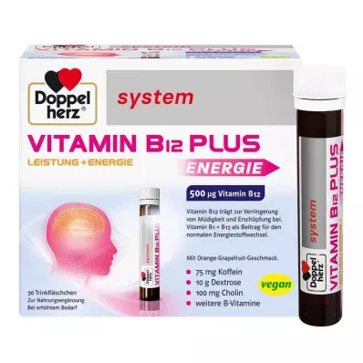DOPPELHERZ Vitamin B12 Plus system drikkeampuller, 30X25 ml