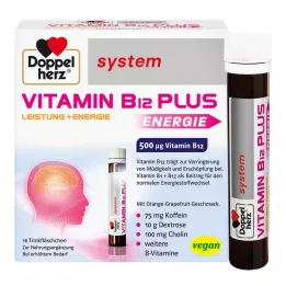 DOPPELHERZ Vitamin B12 Plus system drikkeampuller, 10X25 ml