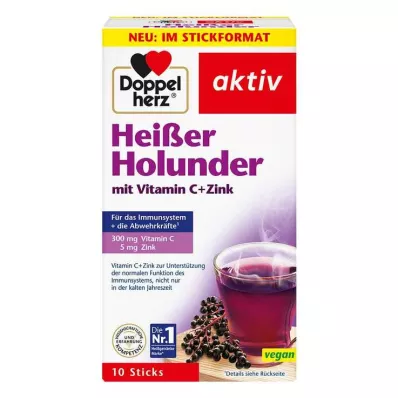 Doppelherz Hot Hyllebær med Vitamin C + Sinkgranulat, 10 stk Doppelherz Hot Hyllebær med Vitamin C + Sinkgranulat, 10 stk