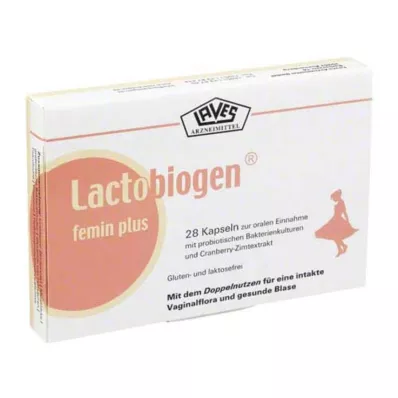 Lactobiogen femin plus kapsler, 28 stk Lactobiogen femin plus kapsler, 28 stk
