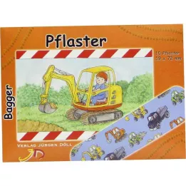 KINDERPFLASTER Gravemaskinbrev, 10 stk