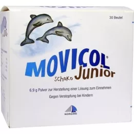 MOVICOL Junior Sjokolade mikstur, 30X6,9 g