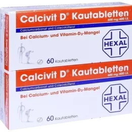 CALCIVIT D Tyggetabletter, 120 stk