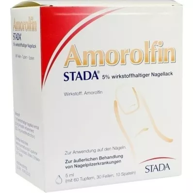 AMOROLFIN STADA Neglelakk med 5 % aktiv ingrediens, 5 ml