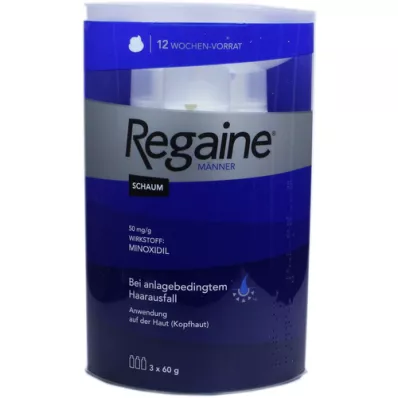 REGAINE Skum for menn 50 mg/g, 3X60 ml