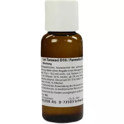 Lac Taraxaci D10 / Parmelia D10 aa Fortynning, 100 ml Lac Taraxaci D10 / Parmelia D10 aa Fortynning, 100 ml