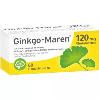 GINKGO-MAREN 120 mg filmdrasjerte tabletter, 60 stk