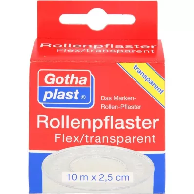 ROLLENPFLASTER Flex 2,5 cmx10 m trp.eurohanger, 1 stk