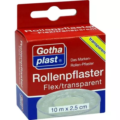 Gothaplast rullegips Flex trp.2,5 cm x 10 m, 1 stk Gothaplast rullegips Flex trp.2,5 cm x 10 m, 1 stk