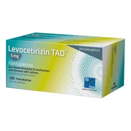 LEVOCETIRIZIN TAD 5 mg filmdrasjerte tabletter, 100 stk