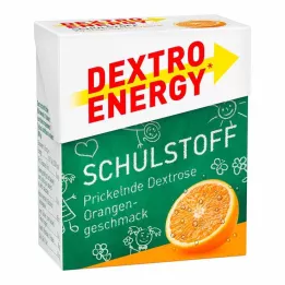 DEXTRO ENERGY Oransje tabletter av skolestoff, 50 g