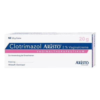 CLOTRIMAZOL ARISTO 2 % vaginalkrem + 3 applikasjoner, 20 g
