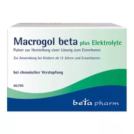 MACROGOL beta plus elektrolytter Plv.z.H.e.L.z.Einn., 50 stk