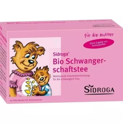 SIDROGA Økologisk tefilterpose for graviditetste, 20X1,5 g