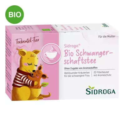 SIDROGA Økologisk tefilterpose for graviditetste, 20X1,5 g
