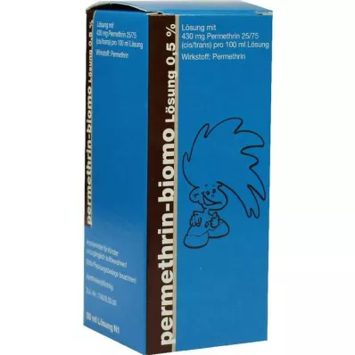 PERMETHRIN-BIOMO Løsning 0,5 %, 50 ml PERMETHRIN-BIOMO Løsning 0,5 %, 50 ml