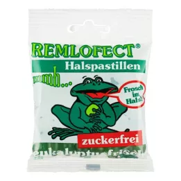 Remlofect halspastiller sukkerfri eucalypt.fersk, 50 g