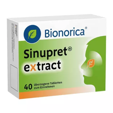 SINUPRET ekstraktbelagte tabletter, 40 stk