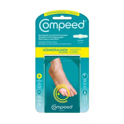 Compeed® Corn Plasters Medium Fuktighetsgivende, 6 stk