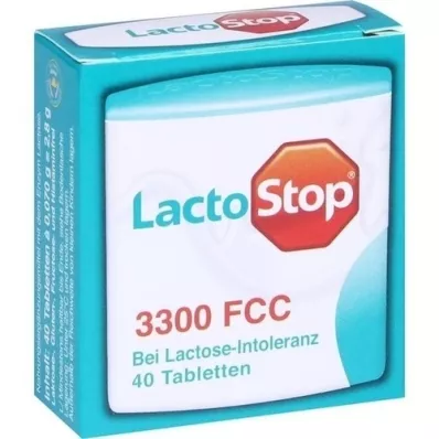 LACTOSTOP 3 300 FCC Klikkdispenser for tabletter, 40 stk