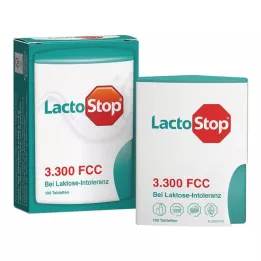LACTOSTOP 3 300 FCC Klikkdispenser for tabletter, 100 stk
