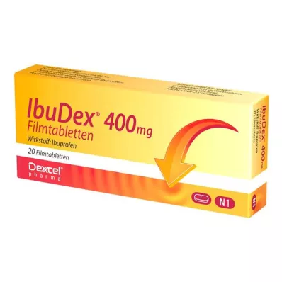 Ibudex 400 mg filmdrasjerte tabletter, 20 stk