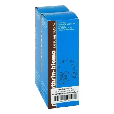 PERMETHRIN-BIOMO Løsning 0,5 %, 200 ml PERMETHRIN-BIOMO Løsning 0,5 %, 200 ml