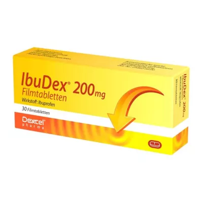 IBUDEX 200 mg filmdrasjerte tabletter, 30 stk IBUDEX 200 mg filmdrasjerte tabletter, 30 stk