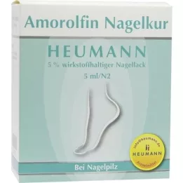AMOROLFIN Neglekur Heumann 5% neglelakk, 5 ml