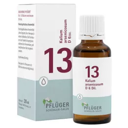 Biokjemi Pflueger 13 kaliumarsen.D 6 dråper, 30 ml