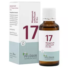 Biokjemi Pflueger 17 Manganum sulfuricum D 6 dråper, 30 ml