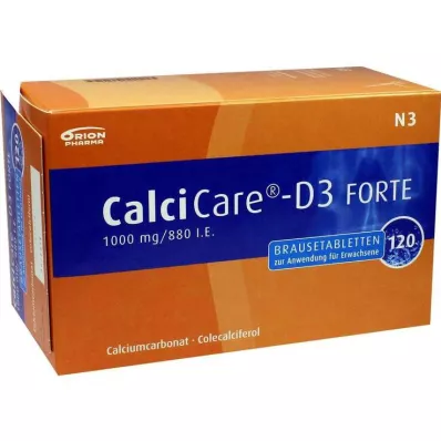 Calcicare D3 forte brusetabletter, 120 stk Calcicare D3 forte brusetabletter, 120 stk