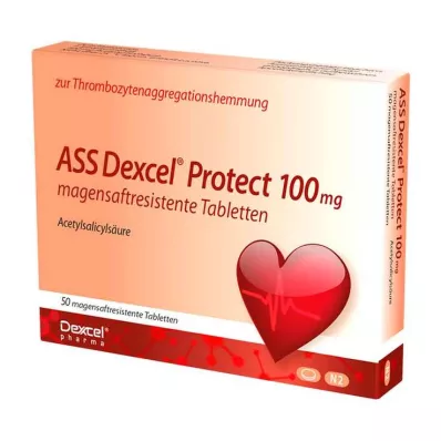 ASS Dexcel Protect 100 mg enterotabletter, 50 stk