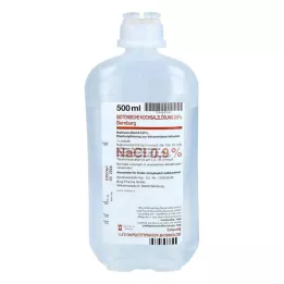 ISOTONISCHE Saltvann 0,9 % Bernburg Inf.-L.PE, 10X500 ml